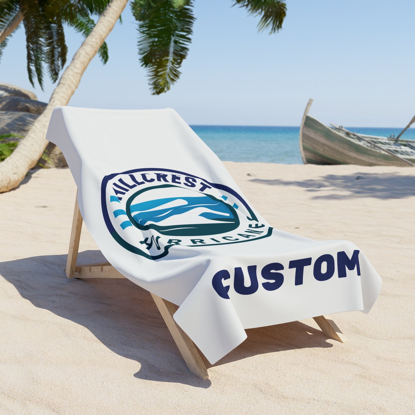 Personalized Hillcrest Hurricanes Pool Towel