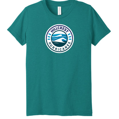 Teal Triblend - 3413Y - FRONT