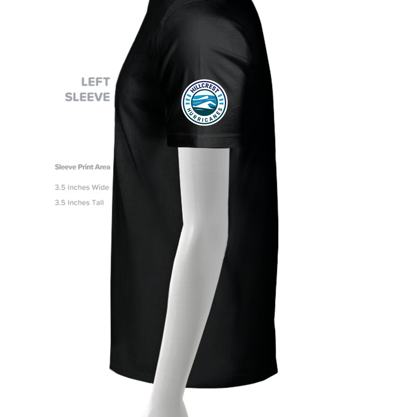 Solid Black Blend - 6405CVC - SLEEVE_LEFT