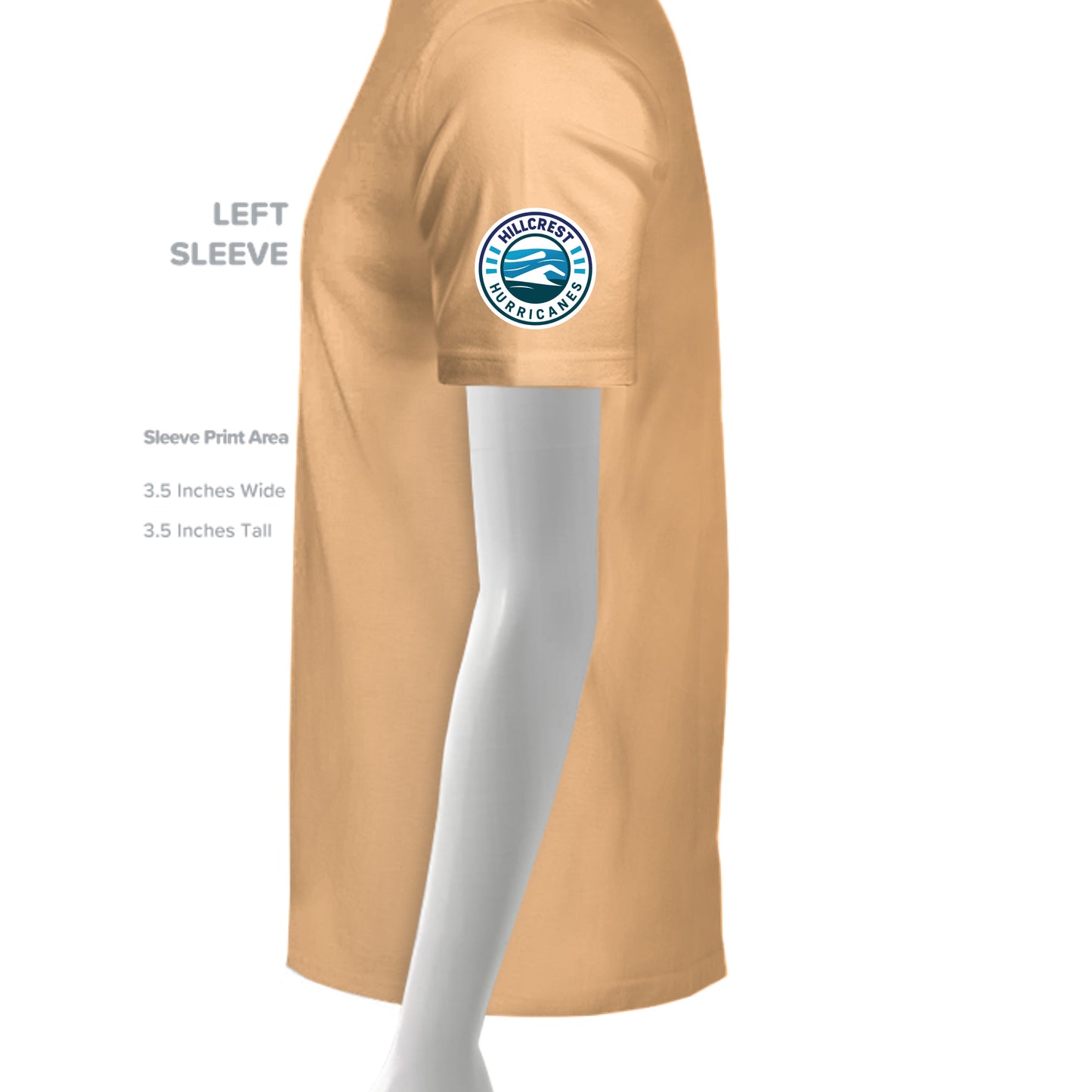 Heather Peach - 6405CVC - SLEEVE_LEFT