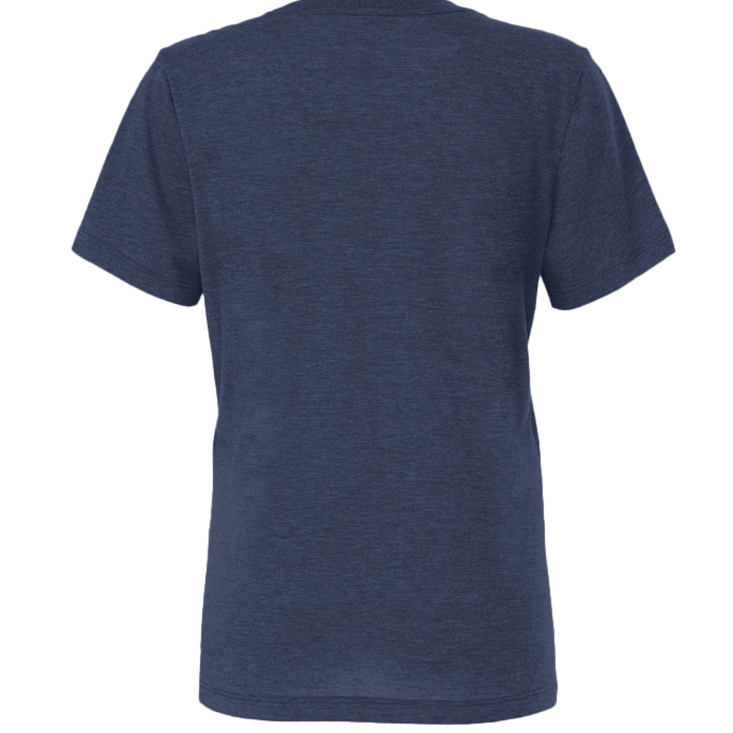 Solid Navy Triblend - 6413 - BACK
